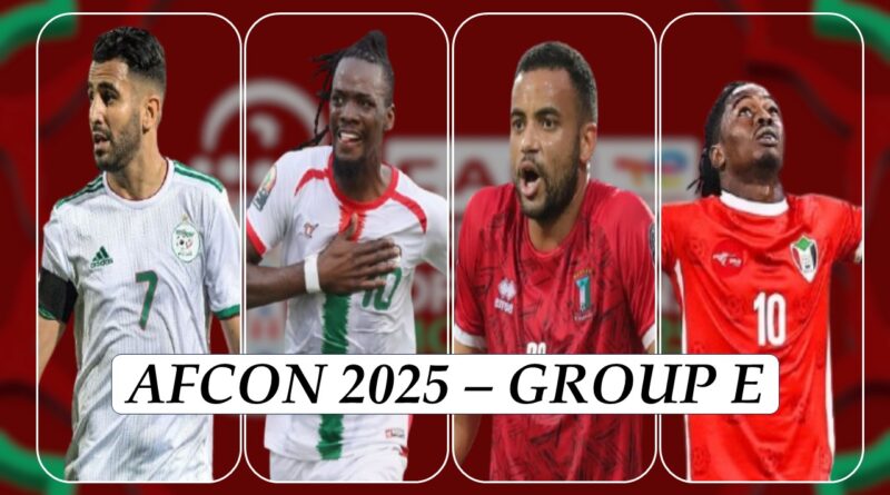 afcon 2025 group e